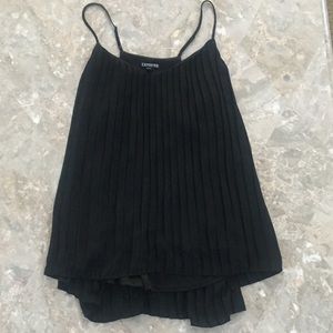 Express Pleated Fashion Tank Size Large